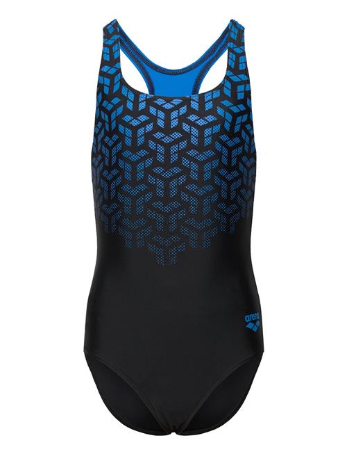 Se Arena Girl's Arena Kikko V Swimsuit Swim Pro Back Black- Arena Black ved Booztlet