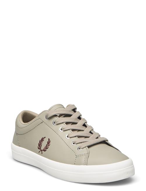 Fred Perry Baseline Leather Fred Perry Grey