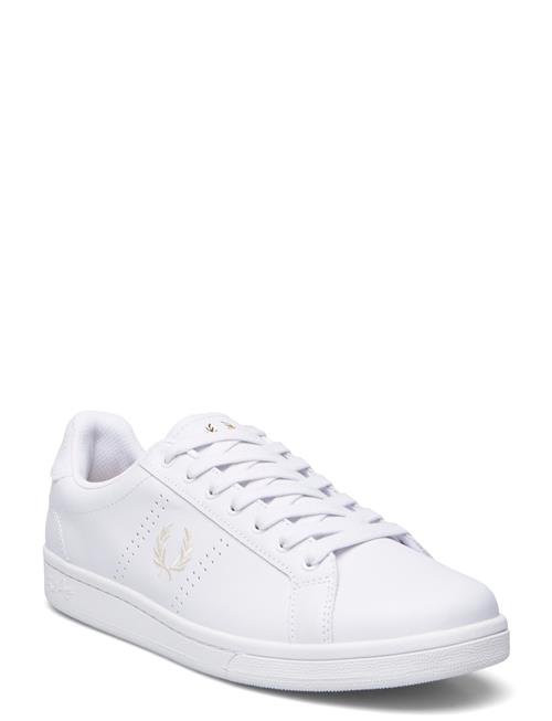 Fred Perry B721 Lthr / Towelling Fred Perry White