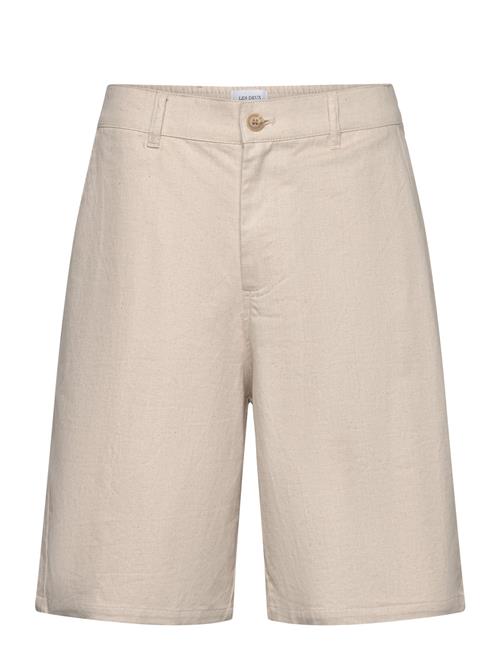 Les Deux Johnny Casual Slub Twill Shorts Les Deux Beige