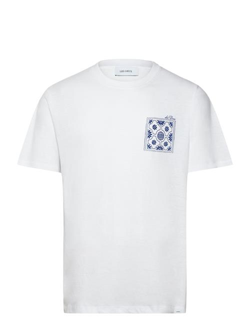 Se Les Deux Tile T-Shirt Les Deux White ved Booztlet