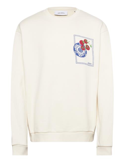 Se Les Deux Dorian Sweatshirt Les Deux Cream ved Booztlet