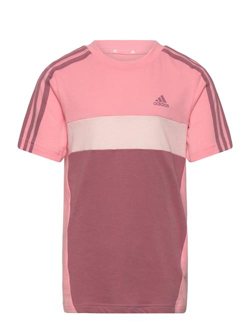 Se adidas Sportswear J 3S Tib T Adidas Sportswear Pink ved Booztlet