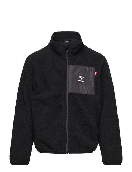 Hmlatlas Fleece Zip Jacket Hummel Black