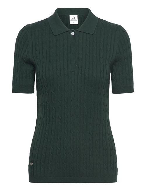 Se Daily Sports Madelene 1/2S Polo Shirt Daily Sports Green ved Booztlet