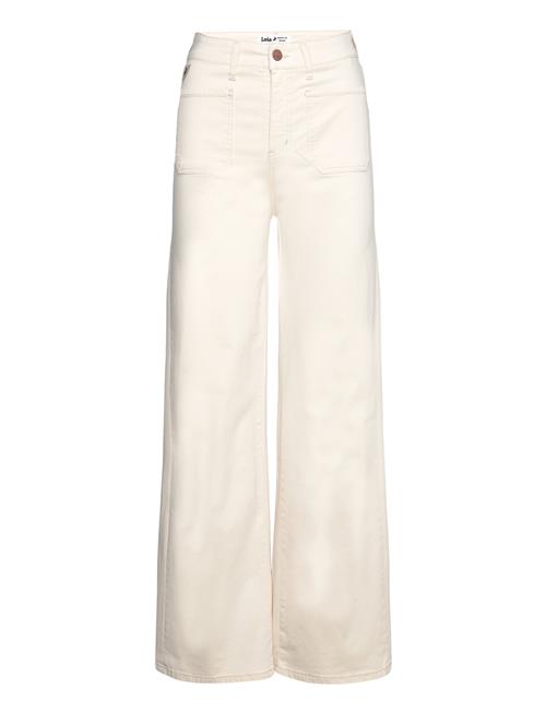 Se Lois Jeans Plata Sim Crudo Lois Jeans Beige ved Booztlet