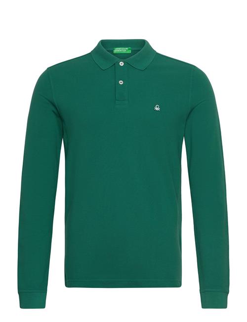 L/S Polo Shirt United Colors Of Benetton Green