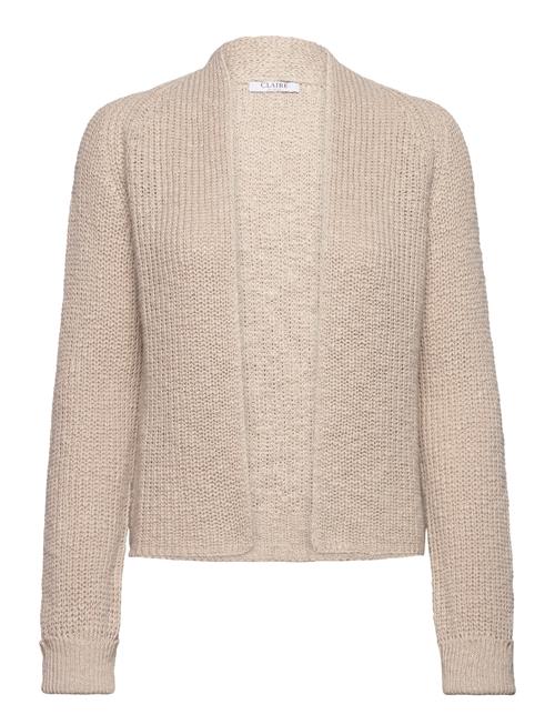 Se Claire Woman Cwceline - Knit Jacket Claire Woman Beige ved Booztlet