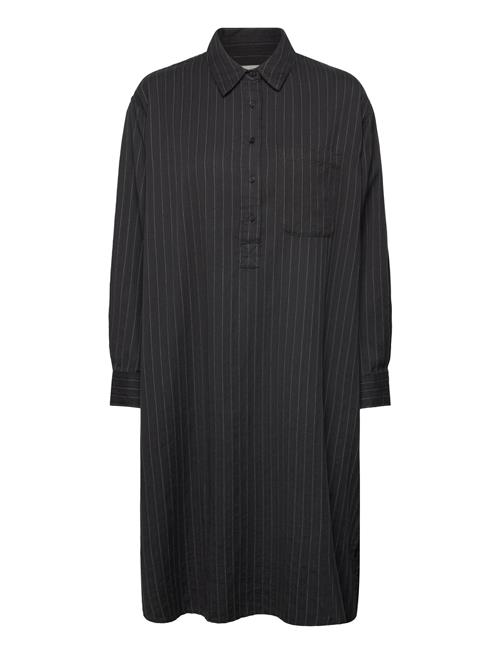 Moshi Moshi Mind Relieve Shirtdress Stripe Moshi Moshi Mind Black