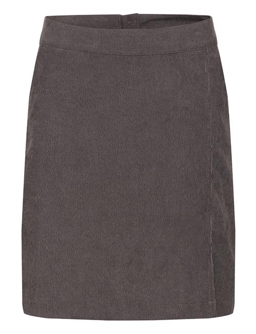 Kaffe Kavera Corduroy Skirt Kaffe Brown