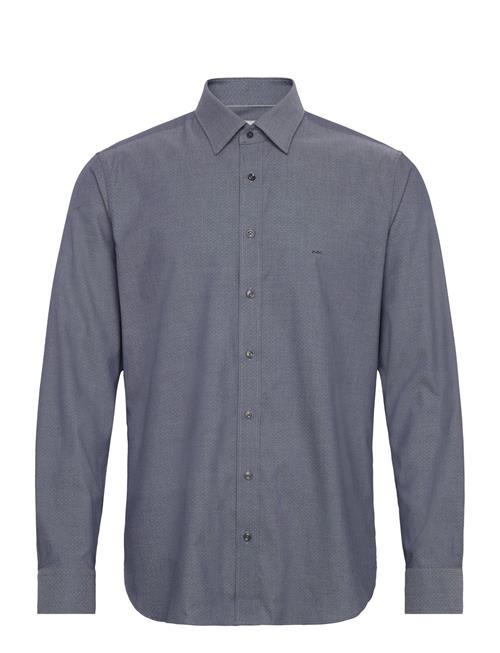 Fine Dobby Slim Shirt Michael Kors Navy