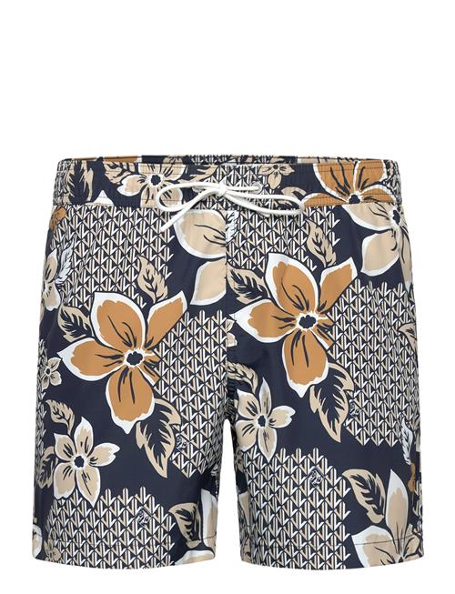 J. Lindeberg Banks Floral Swim Trunks J. Lindeberg Navy