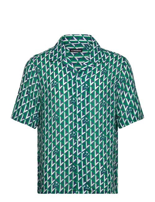 Donso Airy Island Geo Shirt J. Lindeberg Green