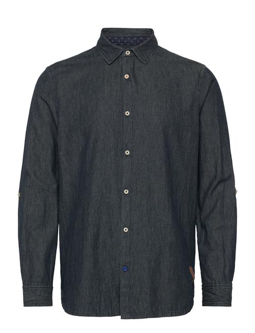 Scotch & Soda Washed Black Denim Shirt Scotch & Soda Black