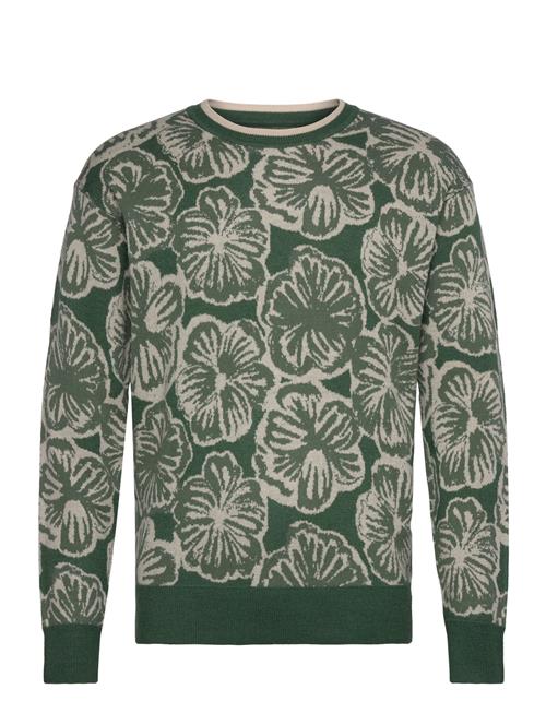 Se Scotch & Soda Jacquard Regular Fit Sweater Scotch & Soda Green ved Booztlet