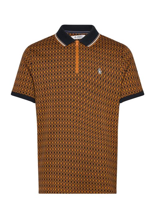 Se Original Penguin Ao Jqrd Argyle 1/4 Z Original Penguin Brown ved Booztlet