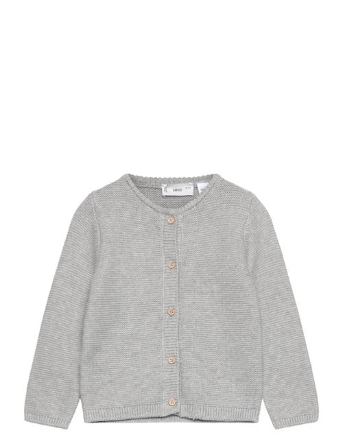 Button Knit Cardigan Mango Grey