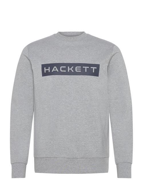 Se Hackett London Hs Essential Sp Crew Hackett London Grey ved Booztlet