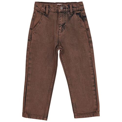 Copenhagen Colors Økologiske Junior Jeans Dark Brown Dyed | Brun | 110 cm