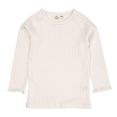 Copenhagen Colors Pointelle Junior LS Tee Cream |  | 98 cm