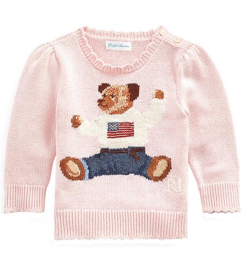 Se Polo Ralph Lauren Polo Ralph Lauren Bluse - Strik - Pink ved KidsWorld