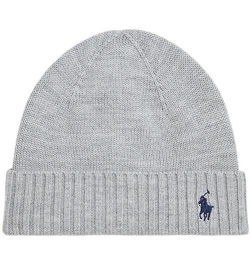 Se Polo Ralph Lauren Polo Ralph Lauren Hue - Uld - Grey Heather ved KidsWorld