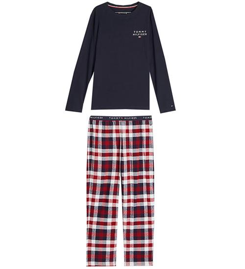 Tommy Hilfiger Tommy Hilfiger Nattøj - 2-delt - Desert Sky/Heritage Plaid Rouge