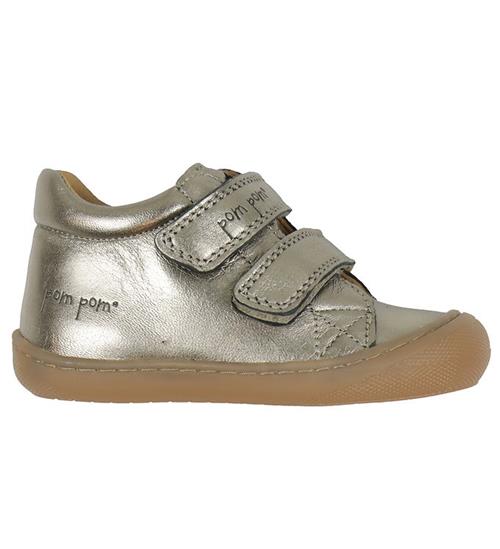 Se Pom Pom Begyndersko - First Sport Velcro - Metallic Asphalt ved KidsWorld