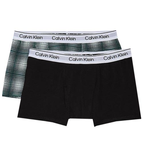 Calvin Klein Calvin Klein Boxershorts - 2-pak - Sort/Mc Check