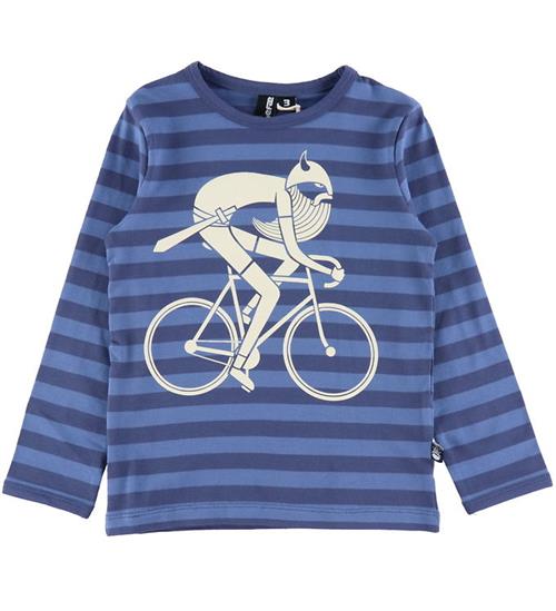 Se DanefÃ¦ Bluse - Danenorthpole - Grey Marine/Cold Blue Biking Viki ved KidsWorld