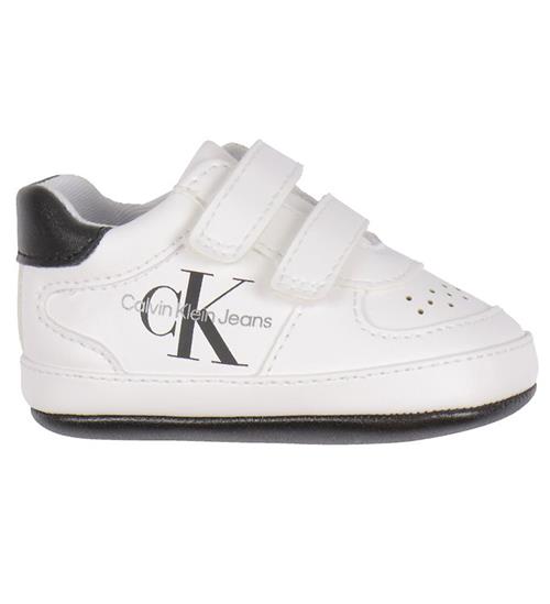 Calvin Klein Calvin Klein Sko - Low Cut Velcro - White/Black