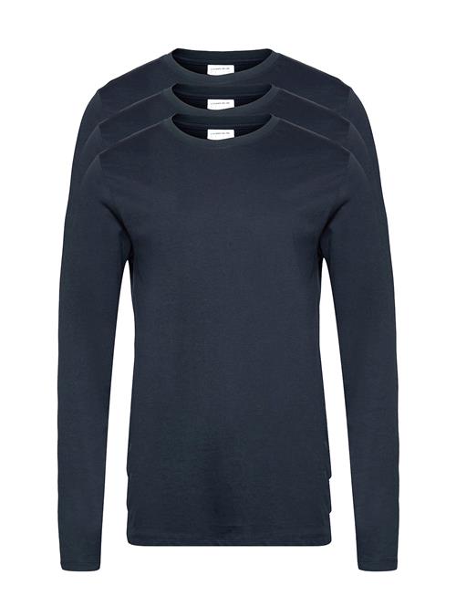 Se Lindbergh 3Pk Basic Tee L/S Lindbergh Blue ved Booztlet