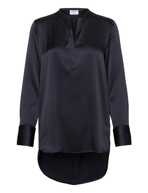 Filippa K Pull-On Silk Blouse Filippa K Navy