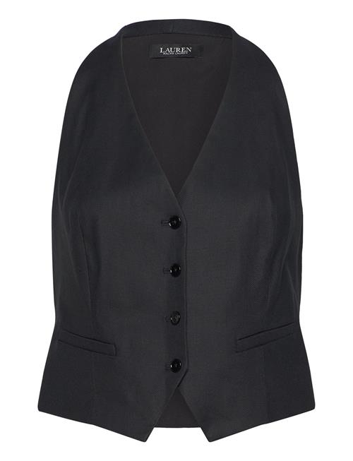 Lauren Ralph Lauren Cotton-Blend Vest Lauren Ralph Lauren Black