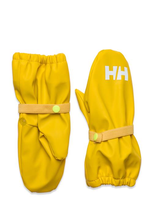 Se Helly Hansen K Bergen Fleece Pu Mittens Helly Hansen Yellow ved Booztlet