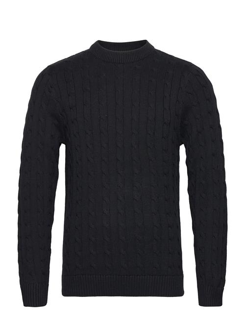 Se Selected Homme Slhryan Structure Crew Neck Selected Homme Black ved Booztlet