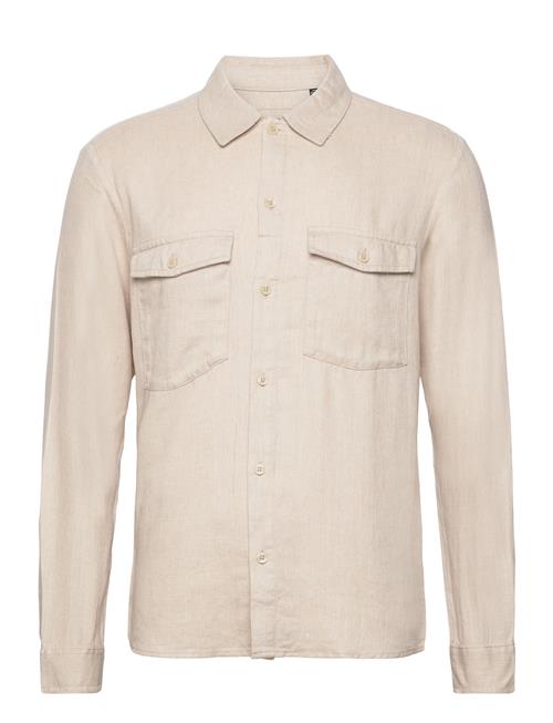 ONLY & SONS Onskari Ls Shirt Visc Lin 0075 Cs ONLY & SONS Cream