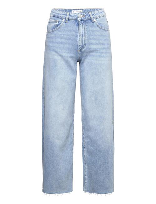 Se Mango Culotte Jeans With Openings Mango Blue ved Booztlet