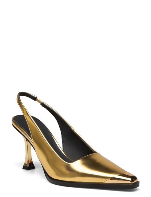 STINE GOYA Eiffel, 1963 Metal Cap Sling Back STINE GOYA Gold