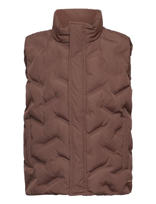 Se Minymo Vest Quilted Minymo Brown ved Booztlet