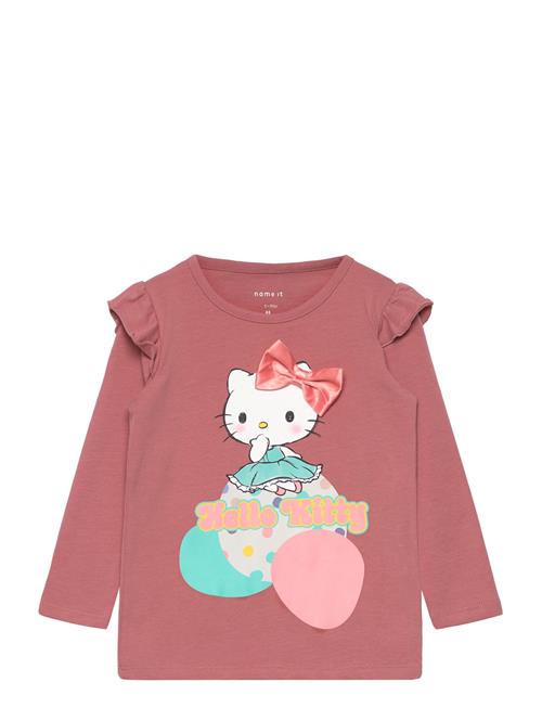 Nmfjanice Hellokitty Ls Top Box Vde Name It Pink