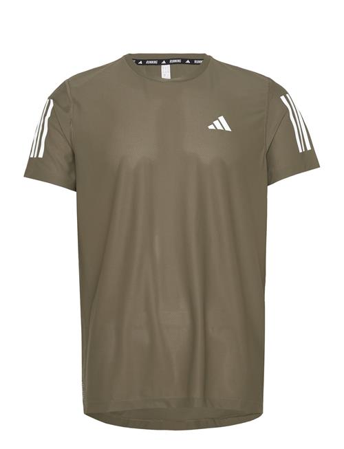 Se adidas Performance Own The Run T-Shirt Adidas Performance Khaki ved Booztlet