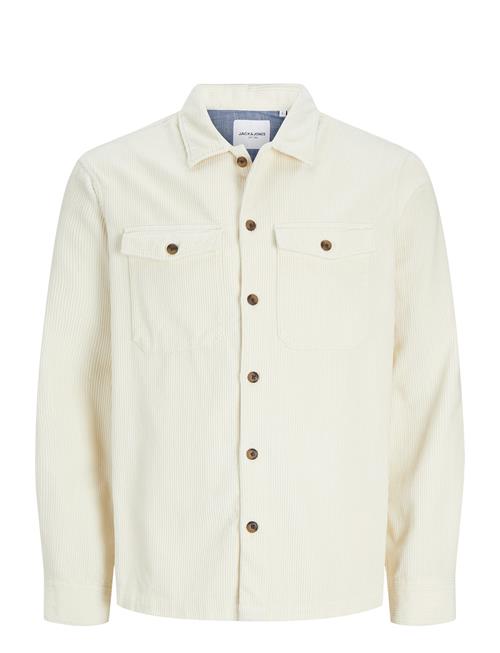 Jack & Jones Jjeeddie Corduroy Overshirt Ls Sn Jack & J S White