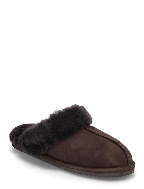 Rosemunde Rhbrisbane Shearling Reversed Slipp Rosemunde Brown