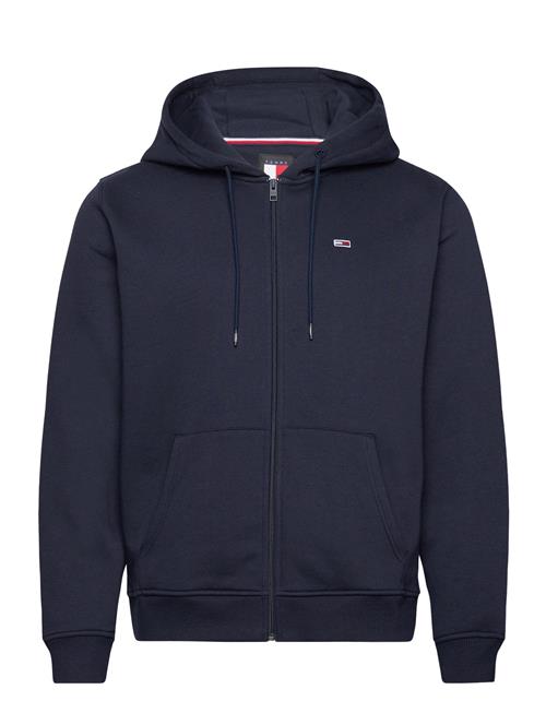 Se Tommy Jeans Tjm Reg S Flag Zip Thru Tommy Jeans Navy ved Booztlet