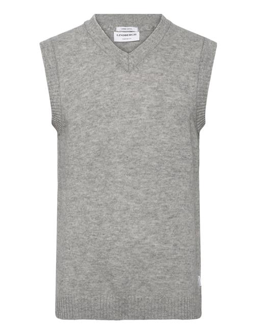 Se Lindbergh Lambswool V-Neck Slipover Lindbergh Grey ved Booztlet