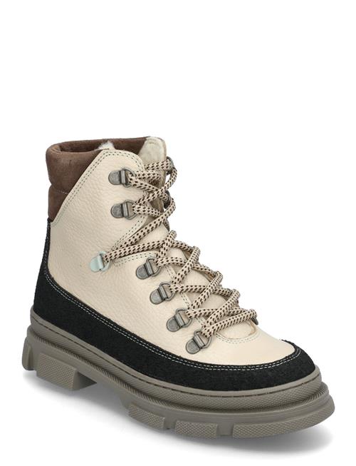 Se ANGULUS Boots - Flat - With Laces ANGULUS Beige ved Booztlet