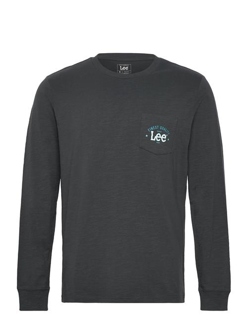 Lee Jeans Ls Pocket Logo Tee Lee Jeans Black