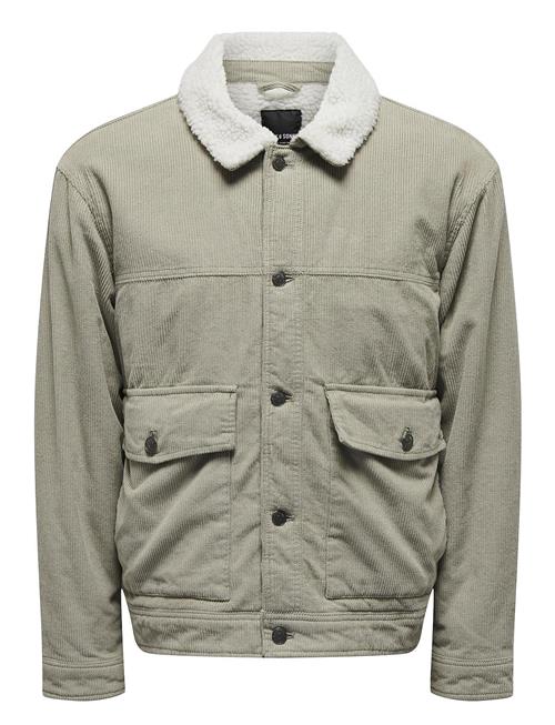 ONLY & SONS Onsharvey Corduroy Mix Jacket Otw ONLY & SONS Khaki