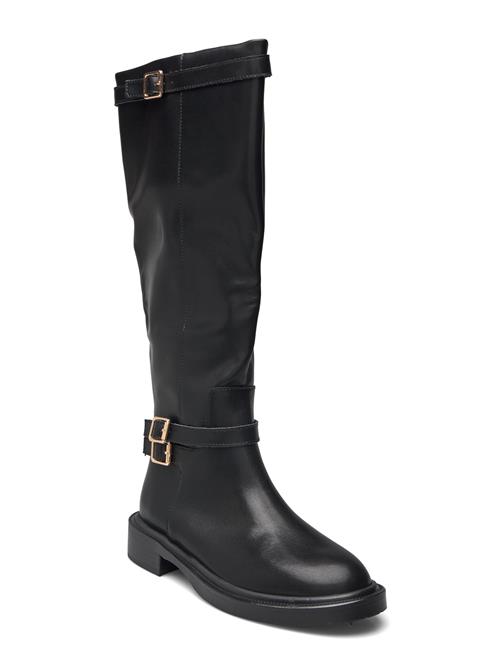 Bianco Biapaloma Knee High Boot Smooth Leather Bianco Black